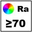 Indice de Rendu de Couleur supérieur ou égal à 70