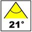 Strahlungswinkel : 21 Grad.