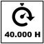 Levensduur 40.000 uur.