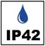 Indice de protection hermétique IP42.